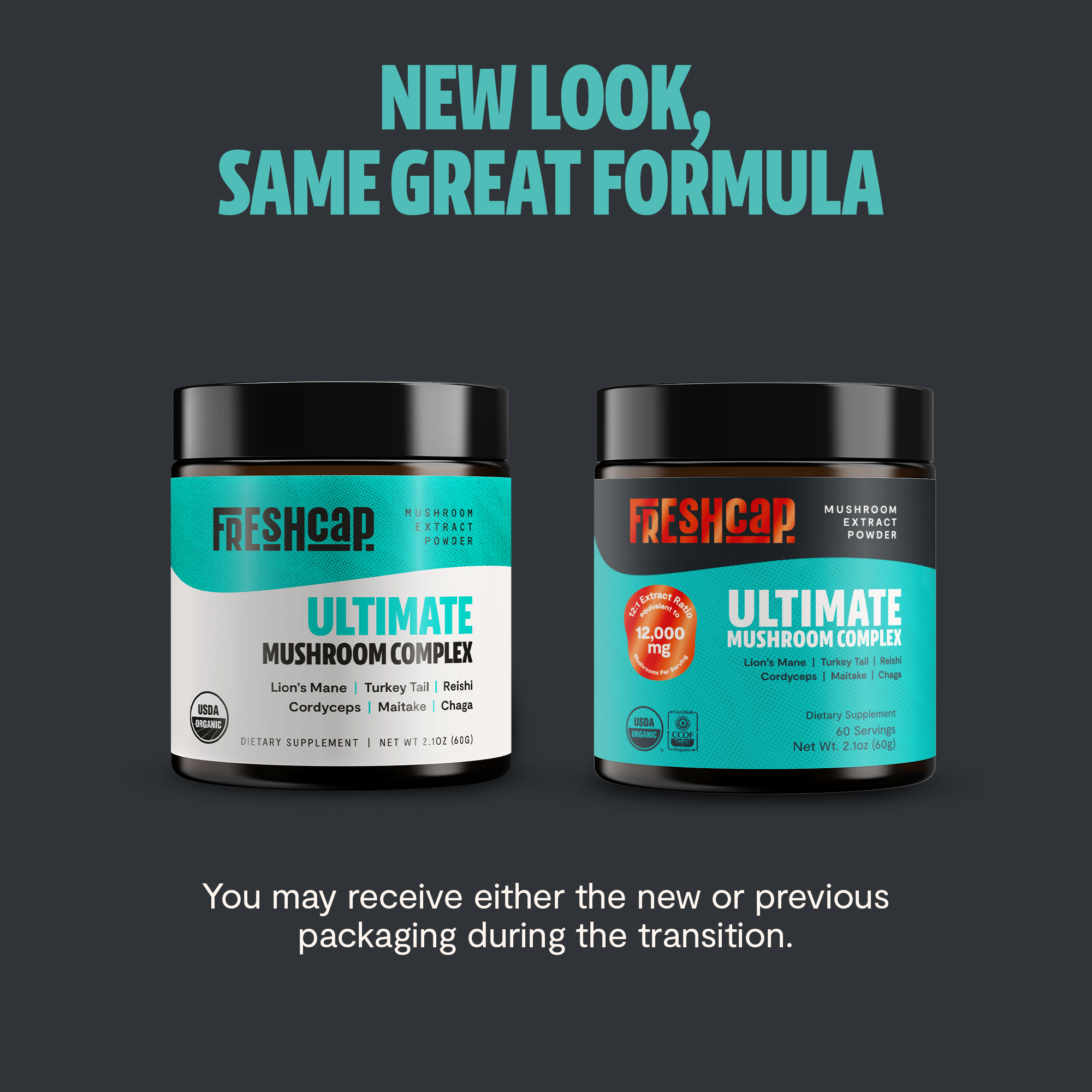 Organic Mushroom Extract Powder Blend